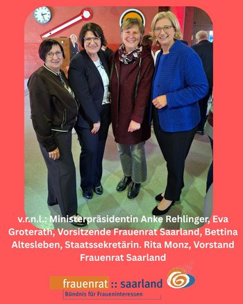 Unser Vorstand graturliert der Ministerpräsidentin